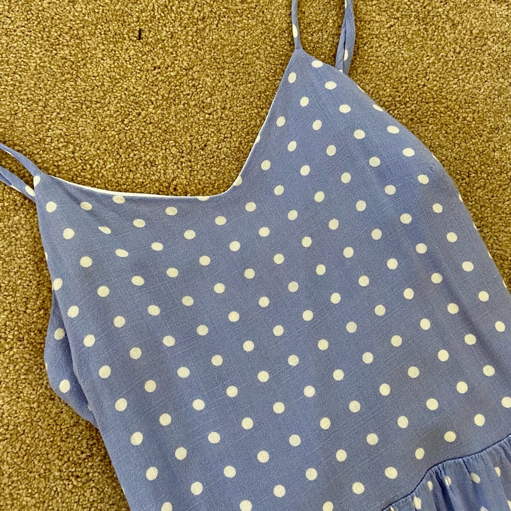 Blue Polka Dot Dress